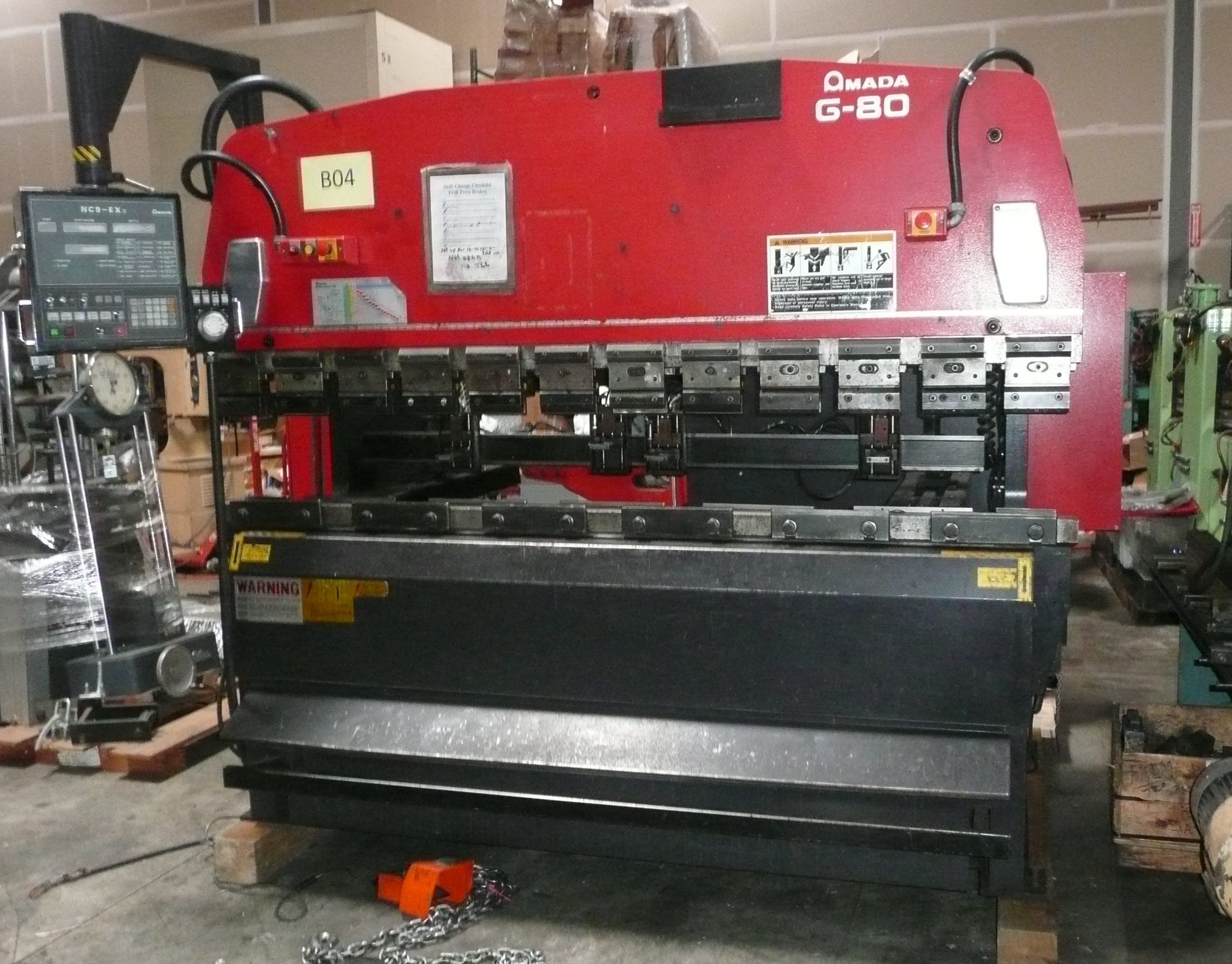 ... parts Lists Manual, offers wide range down-acting Circuit RG-50. Best  value selection your AMADA-PRESS-BRAKE-MODEL-RG-80-NC9-EX-II-CONTROL- eBay.