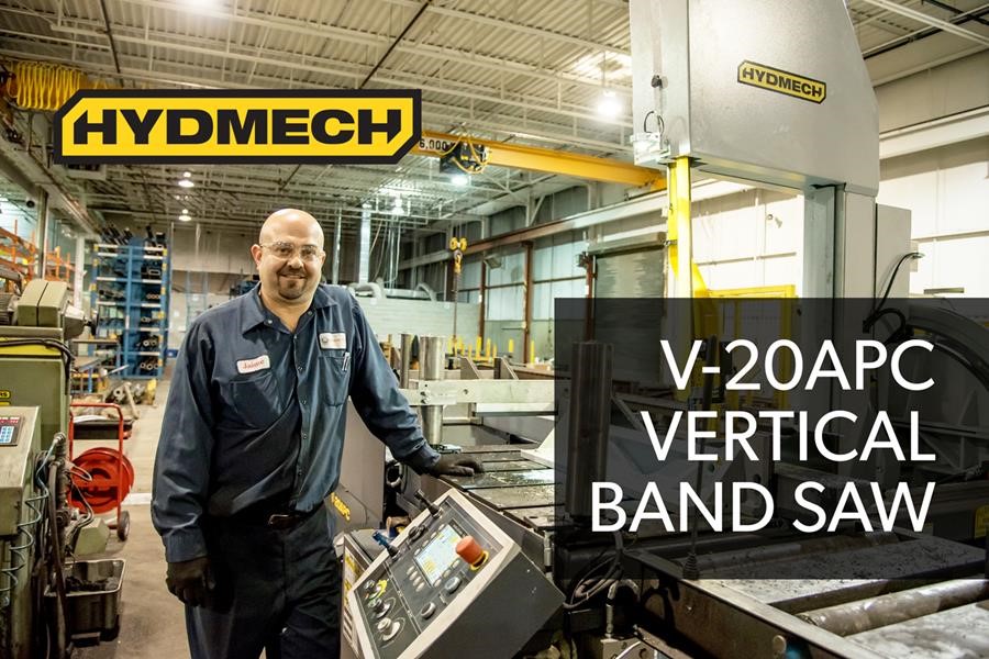 Hydmech New V20APC Vertical Band Saw Information Sanson Machinery Group