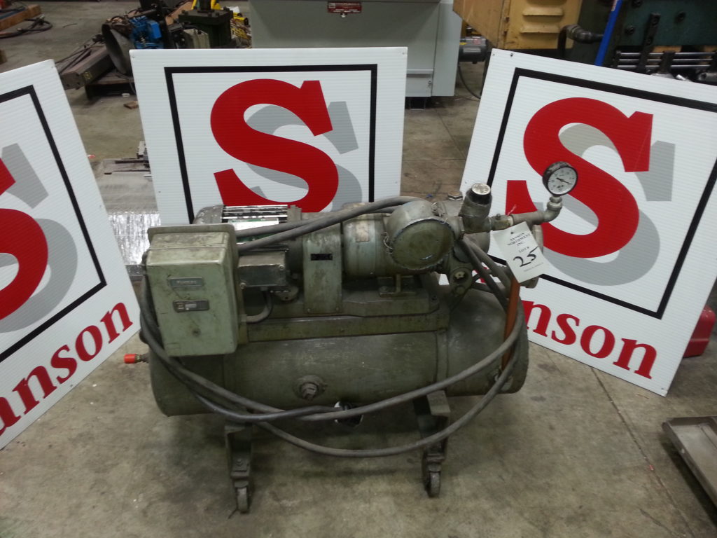 gebrbeckervacuumpumptankmodelcvpf251 Sanson Machinery Group