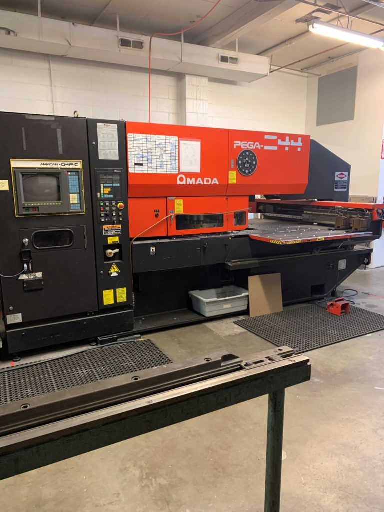 Amada CNC Turret Punch Press Model Pega 244 22 Ton Sanson Machinery