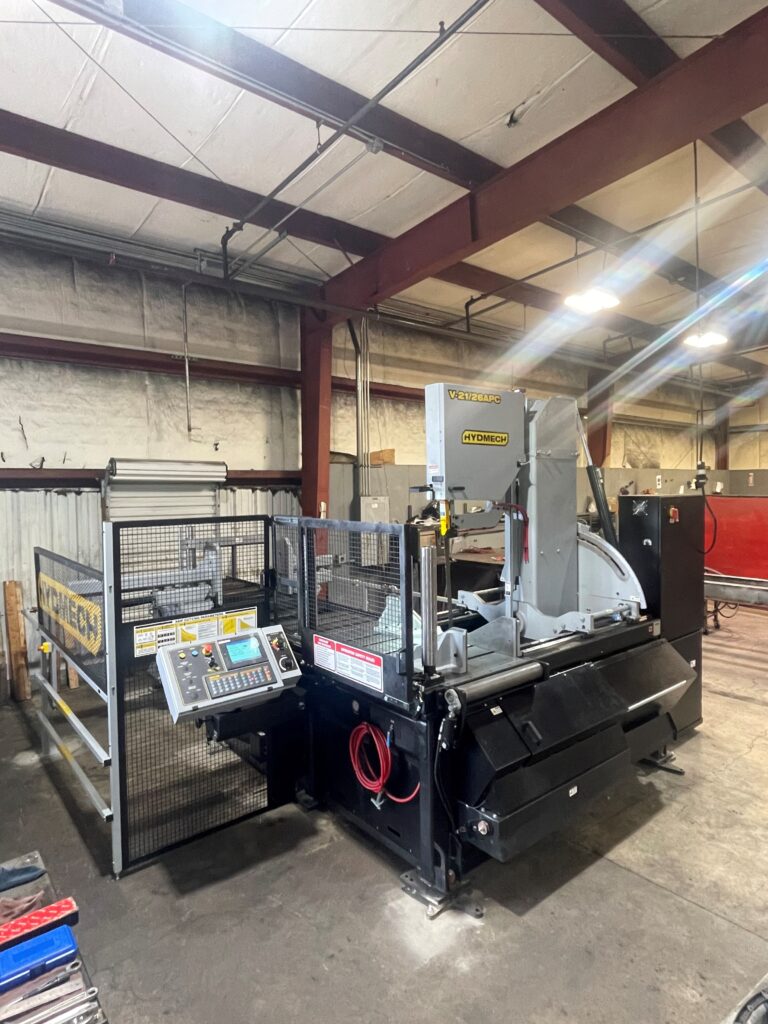 New Hydmech Saw For Advanced Tower Components Sanson Machinery Group