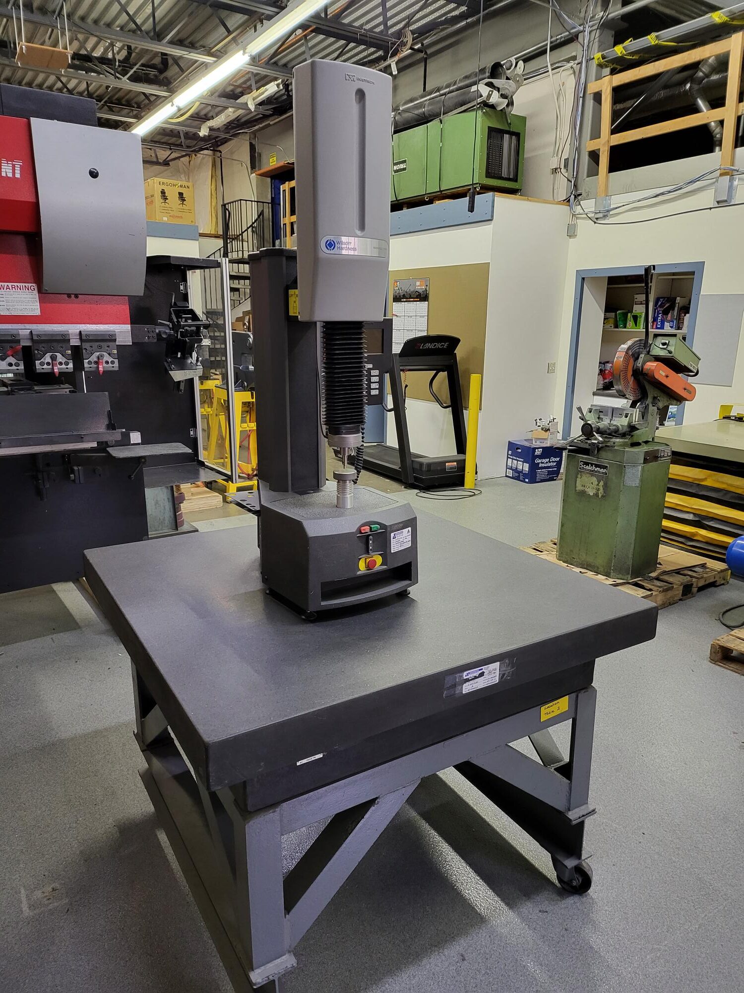 Buehler Hardness Tester WH2002T With Granite Table Sanson Machinery Group