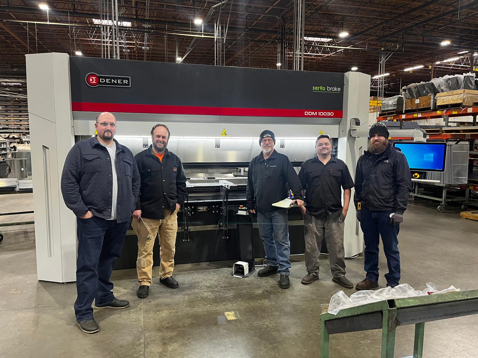 Gensco Adds A 5th Dener Press Brake To Their Production Line!!!